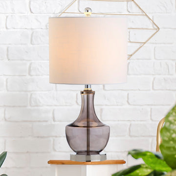 Colette 20" Mini Glass LED Table Lamp - JONATHAN Y